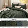 thumbnail image 3 of U by Bedsure 2 Pieces Twin Comforter Bedding Set, Bronze Green Comforter Set for All Seasons, 1 Lightweight Prewashed Comforter and 1 Pillowcases,Twin,Bronze Green, 3 of 6
