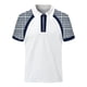 thumbnail image 2 of Camisa Hombre Camiseta de manga corta con estampado Digital 3D de solapa suelta con cremallera y solapa suelta a la de primavera y verano para hombre (Blue, 3XL), 2 of 4
