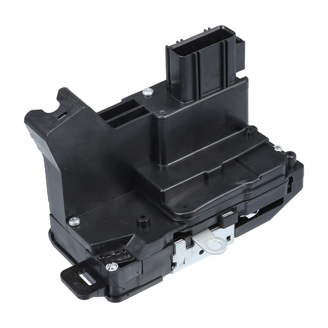 motor actuador de cerradura de puerta eléctrica delantera derecha para ford escape 2005-2007 no.yl8z78219a64caa Nuevo — 3/4 frontal del actuador en plástico negro con piezas metálicas plateadas, conector de 8 pines visible y medidas aprox. 15.5x8.5x10.7 cm; accesorio no OEM para reemplazo de mecanismos que no bloquean o desbloquean, instalación recomendada por profesional.
