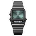 thumbnail image 2 of MMJ Vintage Square Digital Watch for Women Fashion Multicolor Electronic Wristwatch Slim Waterproof Daily Wear, 2 of 8