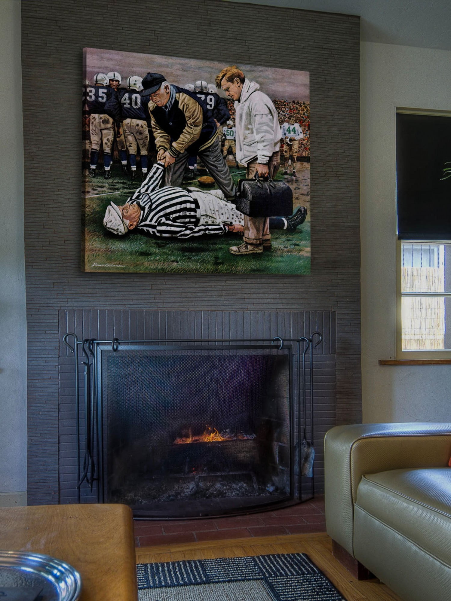 Marmont Hill Ref Out Cold by Stevan Dohanos Painting Print on Canvas