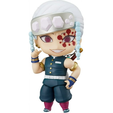 Demon Slayer: Kimetsu no Yaiba: Tengen Uzui Nendoroid Action Figure, Multicolor