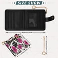 thumbnail image 3 of Small Wallet For Women Bifold Leather Pocket Coin Credit Card Holder With RFID Blocking Flowers Pattern, 3 of 6