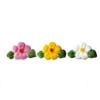 Leafed Flower Charms Assortment Dec-Ons Decorations - 14ct