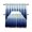 Blue, variant on Navy Indigo Stripe Kitchen Swag Valances for Windows, Coastal Modern Deep Sea Ombre Nautical Swag Valances Curtains for Living Room, Rod Pocket Window Treatments for Bathroom, Bedroom, Cafe, 56"x36"