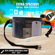 thumbnail image 3 of 3pz Funda Bolsa Impermeable Y Cangurera 6,7 PuLG Para Playa Xtellar negro, 3 of 3