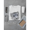 thumbnail image 3 of Lovely Snow Leopard Sketch Tee Men's -Image by Shutterstock, 3 of 4