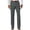 GY1, variant on Bcfgryg Men’s Solid Casual Pocket Wide Leg Pants Elastic Waist Belt Loose Pants Men’s Casual Pants Gray L