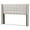 Grayish Beige, variant on Bowery Hill Fabric King Panel Headboard with Diamond Button-Tufted in Dark Gray