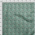 thumbnail image 4 of oneOone Cotton Flex Dusty Teal Green Fabric Asian Japanese Koi Fish Quilting Supplies Print Sewing Fabric By The Yard 40 Inch Wide, 4 of 4