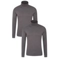 thumbnail image 1 of Mountain Warehouse - Camiseta Térmica Meribel para Hombre - Pack de 2 (Gris), 1 of 2