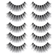 thumbnail image 5 of Yirtree Looks So Natural False Eyelashes Multipack, Lightweight & Comfortable, Natural-Looking, Tapered End Technology, Reusable, Cruelty-Free, Contact Lens Friendly, Style Shy, 5 Pairs, 5 of 8