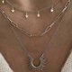 thumbnail image 5 of 2026 Women Necklace Sun Chain Pendant 18K Gold Dainty Gold Necklaces L, 5 of 5