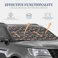 thumbnail image 4 of Saiise Reindeer for Foldable Car Sun Shades (2-Pack) Offer Sun Protection with an Easy-fold Design for Convenient Windshield Shading-Medium, 4 of 6