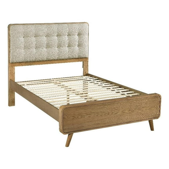 Robyn Wood Full Platform Bed Light Ash