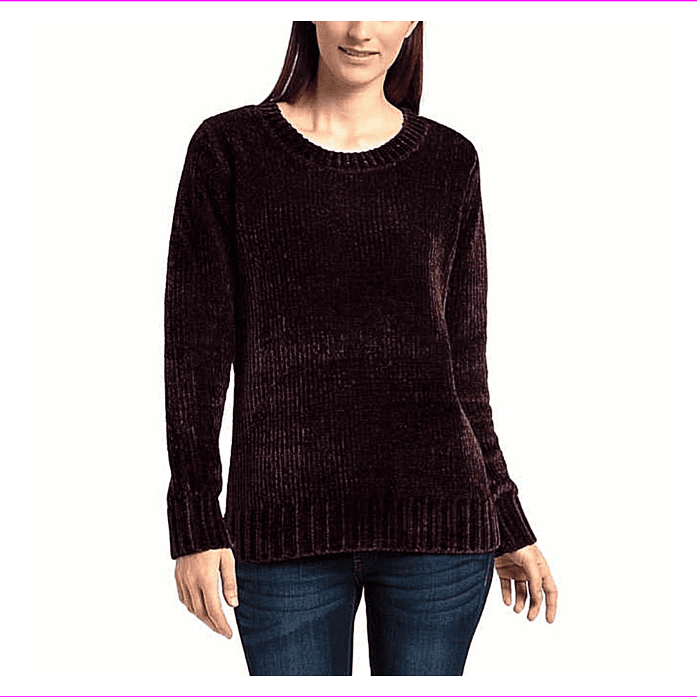Orvis - Orvis Ladies' Chenille Pullover Sweater, Plum XL - NEW - Walmart.com - Walmart.com