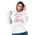 thumbnail image 4 of Treasure Your Chest Breast Cancer Hoodie Sweatshirt Women Brisco Brands L, 4 of 6