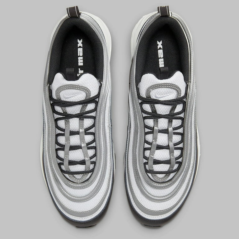 Onvergetelijk Taiko buik wervelkolom Nike Air Max 97 Black/White-Reflect Silver DM0027-001 Men's Size 15 Medium  - Walmart.com