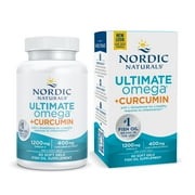Nordic Naturals Omega Curcumin Soft Gels, Combats Cellular Stress, 60 Ct