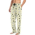 thumbnail image 5 of FREEAMG Cute Cat Panda Pajama Pants for Men, Men's Separate Bottoms, Comfortable Sleep Lounge Pj Pants, 5 of 7