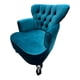 thumbnail image 3 of Sillon Vintage Individual Terciopelo Jade, 3 of 3