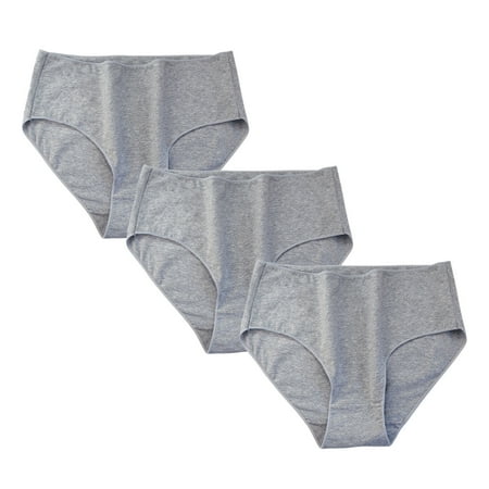 DJskiyers Women s Seamless Underwear 3 Pack Super Soft Stretch Briefs Breathable Full Coverage Panty No Show Hipsters Panties Solid Daily Underpants