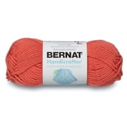 Bernat Handicrafter Cotton Yarn (50G/1.5 Oz), Tangerine