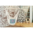 thumbnail image 3 of Simply Daisy Blue-Grey Colored Snow Bird Christmas Soft Spun Polyester Indoor/Outdoor Throw Pillow, 18" x 18", 3 of 3