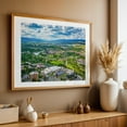 thumbnail image 4 of Big Sky - Missoula Montana Photography City Landscape Scenic Skyline Nature Travel Poster Architecture Oak Framed Wall Art Print 9 x 12 inches, 4 of 6
