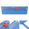 thumbnail image 4 of Small Paper Cutter, Replaceable Blade Portable Paper Cutter Easy Operation Metric Imperial Accurate Scale  For Office For Home For A3 Paper Azure Blue, 4 of 8