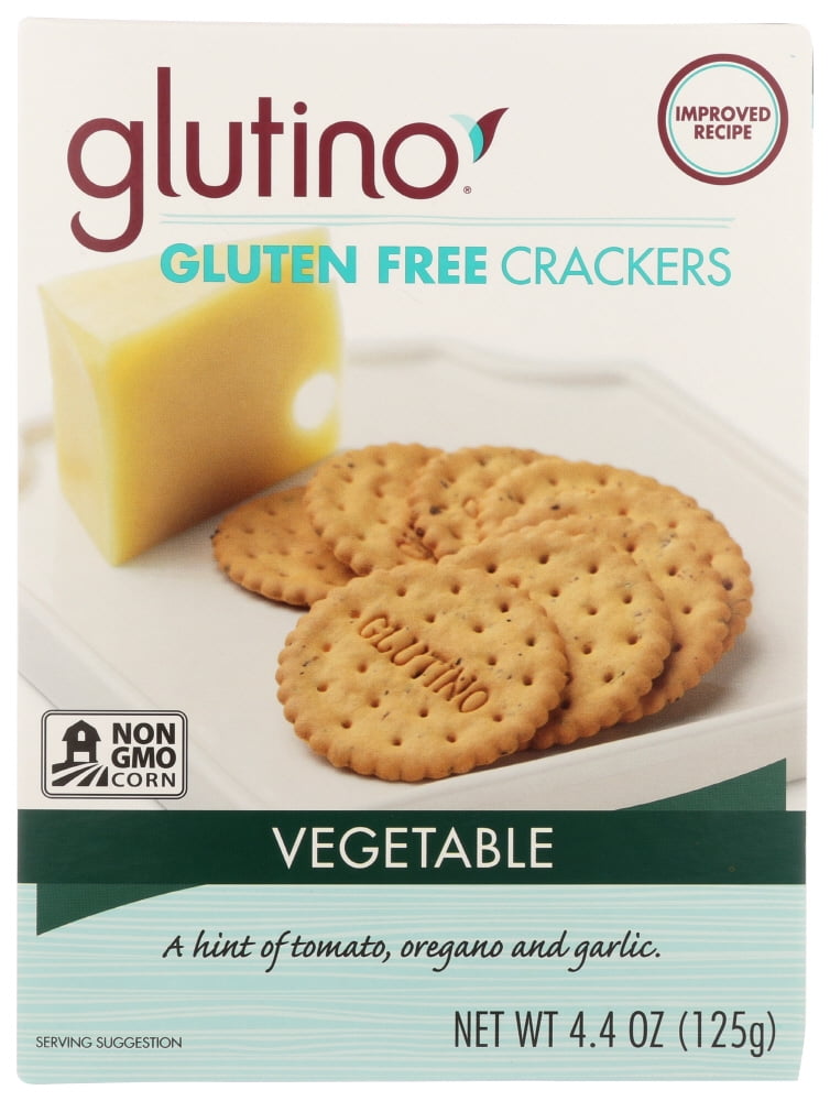 Glutino Vegetable Crackers, 4.4 Oz