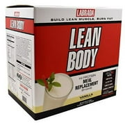 Labrada Lean Body Meal Replacement Powder, Vanilla, 40g Protein, 20 Packets