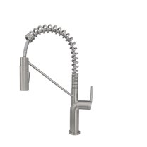 Stylish Tivoli One-Handle Brushed Stainless Steel Pull Down Kitchen Faucet Height 16¾" K-149S