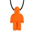 thumbnail image 1 of Collar de masticación de robot para niños, niños o niñas - El motor sensorial oral ayuda a morder juguetes para autismo, TDAH, lactancia de bebés o necesidades especiales - Reduce la masticación de mordeduras para niños adultos masticadores, naranja-naranja- Sailing Electrónica, 1 of 5