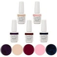 thumbnail image 1 of Gelish Mini 5 Bottle Soak Off Solid & Shimmer Gel Nail Polish Dark Set, 9 mL, 1 of 7