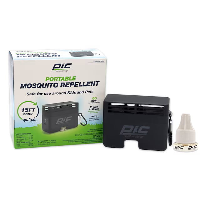 PIC Portable Mosquito Botanical Repellent​ with 60-Hour Cartridge
