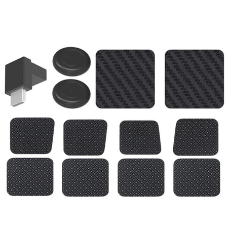 1 Set L-Shaped Game Console Touchpad Protective Film Type-C Adapter Kit for Steam Deck