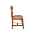thumbnail image 4 of Taran Designs Harper Upholstered Solid Wood Dining Chairs (Set of 2) in Brown, 4 of 7