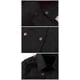 thumbnail image 5 of Chrisuno Chaqueta cortavientos con capucha clásica de gran tamaño para mujer, abrigo holgado, gabardina, talla grande, negro, XL, 5 of 5