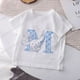thumbnail image 3 of Camiseta infantil Cinnamoroll con combinación de letras y nombres, Sanrio Kawaii, ropa informal de dibujos animados, camisetas para niños y niñas, 3 of 5