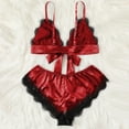 thumbnail image 4 of uublik Valentines Lingerie Set for Women Babydoll Sexy Naughty Lace Bodysuit Plus Size, 4 of 5