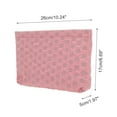 thumbnail image 2 of Bolsas de maquillaje planas rectangulares convenientes de 1 Pc para viajar, grandes, rojas y grises, de poliéster, 2 of 5