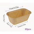 thumbnail image 2 of Grease-Proof Rectangular Mini Baking Cups - Stackable, Leak-Proof & Versatile Baking Solution, 2 of 3