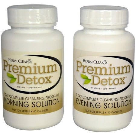 Herbal Clean Premium Detox Program with Exclusive Jumpstart, 1 (Best Herbal Detox Kit)