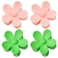 thumbnail image 1 of pinzas para el pelo de flores grandes, pinzas para garras con pétalos de margaritas grandes, pasadores florales mate, color mixto 2, 1 of 5