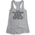 thumbnail image 1 of All My Nieces And Nephews Take After Their Aunt Tank Top, Ladies Racerback Tank, Aunt Auntie Best Cool Aunt, Heather Gray, XX-Large, 1 of 3