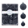 thumbnail image 2 of Qwtwty 42 Pcs Velvet Christmas Ball Ornaments Set, Shatterproof Colorful Christmas Tree Hanging Pendants with Hanging Loop for Holiday Party Decorations, 2 of 8