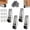 4PCS, variant on Vertical Sliding Door Roller Guide, Heavy Duty Anti-Wobble Bottom Track System for Barn Doors, Cabinets & Gates Hardware