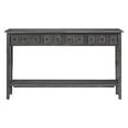 thumbnail image 3 of Sadie Table Console Longue de Style Ferme à 4 Tiroirs avec S, 3 of 5