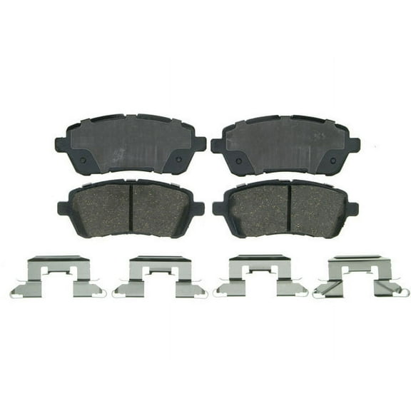 Front Brake Pad Set - Compatible with 2011 - 2019 Ford Fiesta 2012 2013 2014 2015 2016 2017 2018